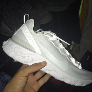 Nike React Element 55 All White